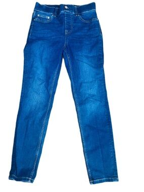 SPANX Dark Wash Skinny Jeans Womens High Rise Stretch Shaping